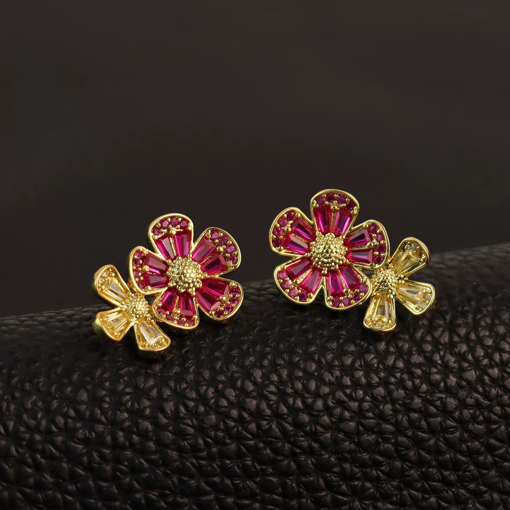 Kendra Scott Zircon Floral Stud Earrings